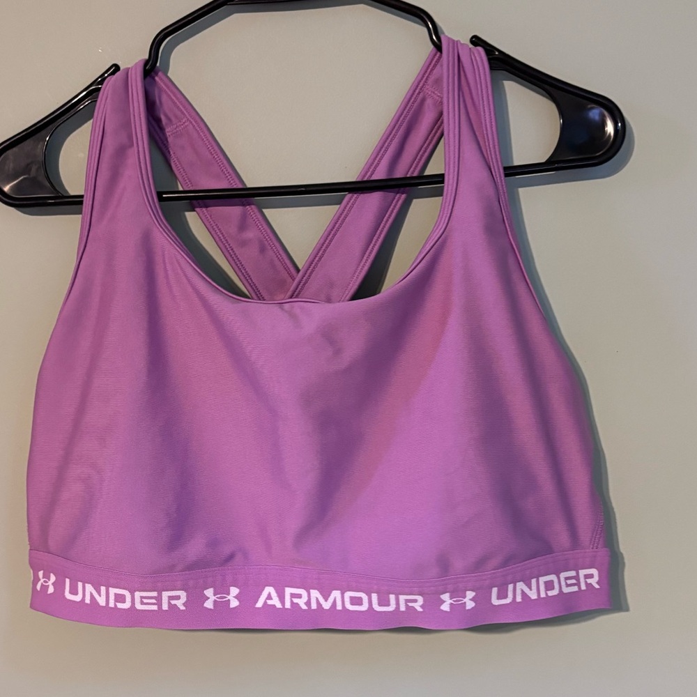 Under armour cross back sports bra